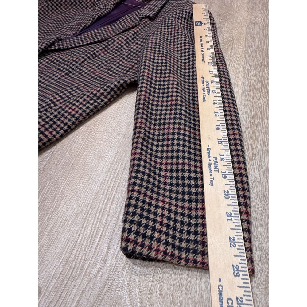 Vintage Wool Blazer Women 18 (Vintage 18) Houndstooth Blend Jacklyn Smith - Picture 7 of 8